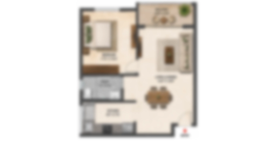Metro Heights Bhiwandi Floor Plan
